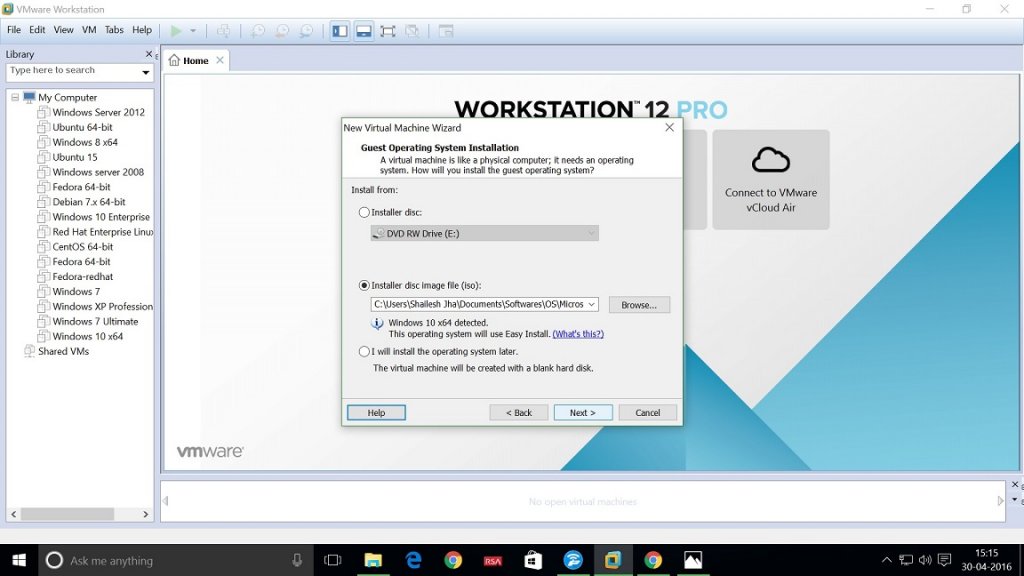 vmware workstation download 12