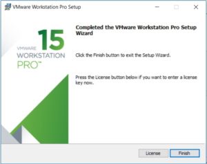 VMware Workstation 15 Installation – Installation Complete