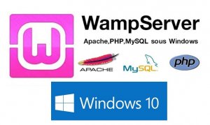 Image of WAMP server and windows 10