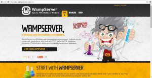 WampServer website Homepage Screenshot.