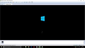 Screenshot of VMware Workstation 12 Windows 10 installation restarting windows 10