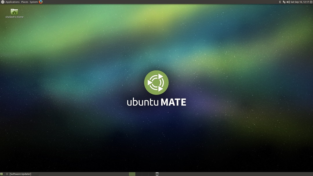 Ubuntu Mate desktop screenshot
