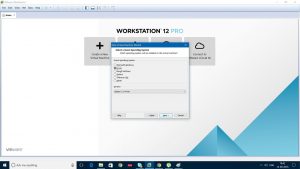 VMware Workstation 12 select guest operating system dialog box screenshot