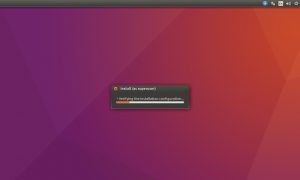 VMware Workstation 12 install Ubuntu desktop16.04 installation begins screenshot