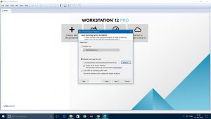 VMware Workstation 12 Pro- Install Ubuntu - Installer disk image file dialog box screenshot.