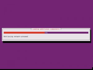 VMware Workstation 12 install Ubuntu Server - Installation begins screenshot