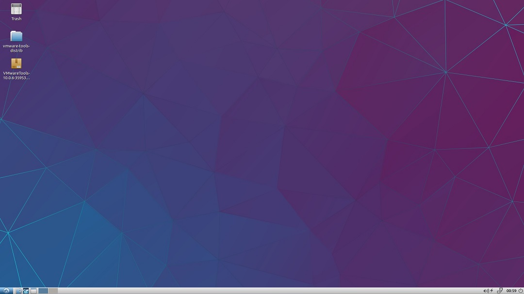 VMware Workstation- Lubuntu Destop - full screen screenshot