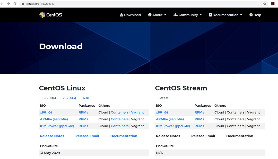 centos stream download