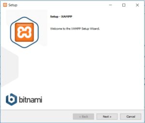 XAMPP installation on Windows - Setup Wizard