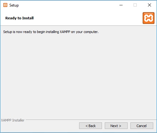 XAMPP installation on Windows – Ready to install