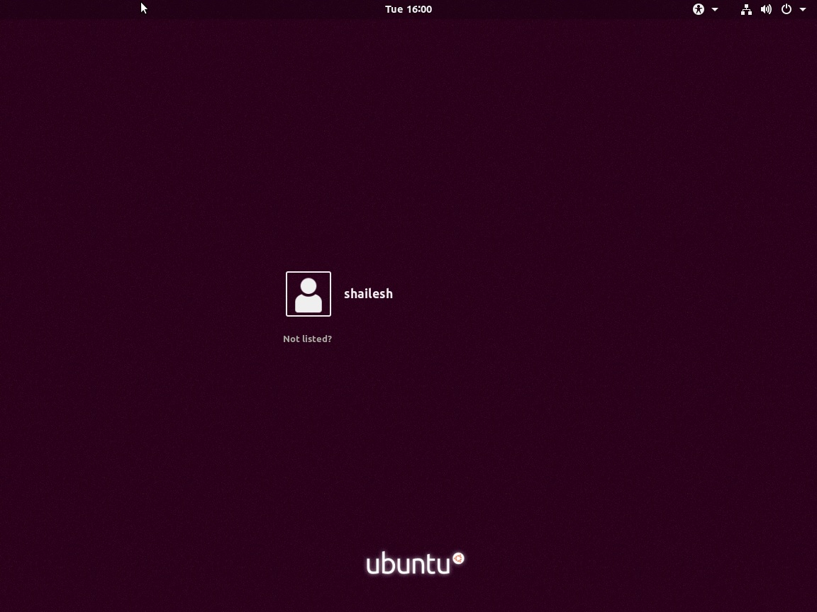 Ubuntu User login