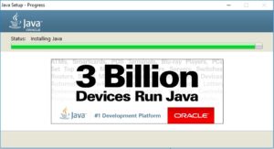 Java Installation Progress
