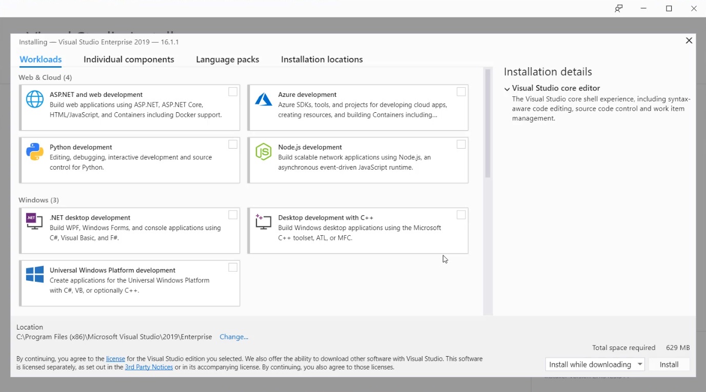 advanced installer visual studio