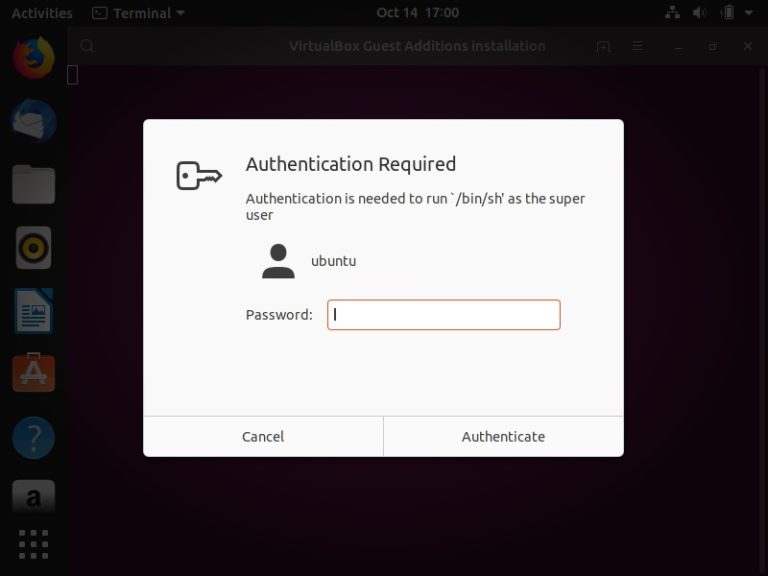 Ubuntu authentication required как убрать