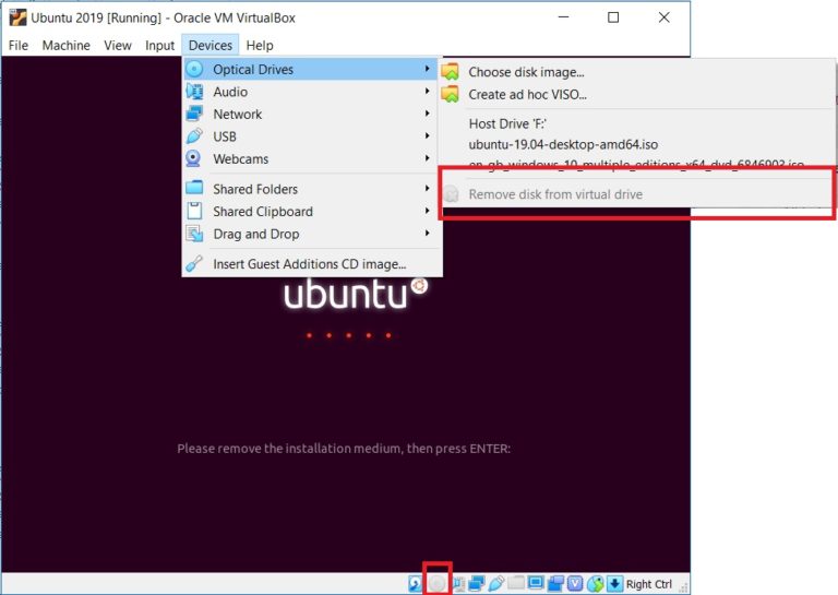 uninstall virtualbox windows 10