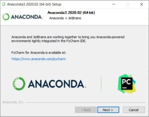 Anaconda Installation - Pycharm and Anaconda integration message