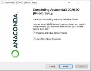 Anaconda Installation Complete Message
