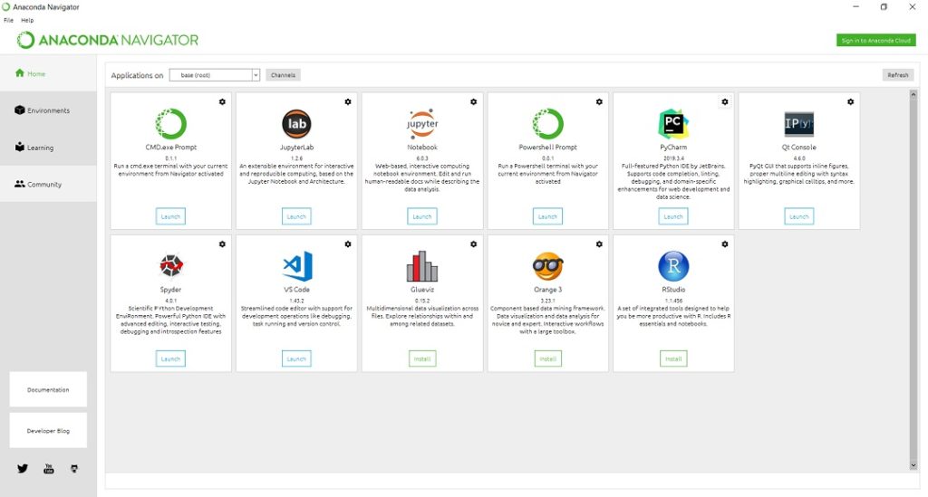 anaconda-navigator-desktop-gui