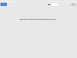 Red Hat Enterprise Linux 8 Installation - Subscription Manager - Registration Confirmation